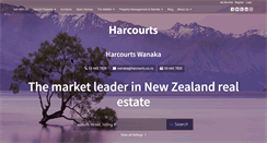 Desktop Screenshot of harcourtswanaka.co.nz